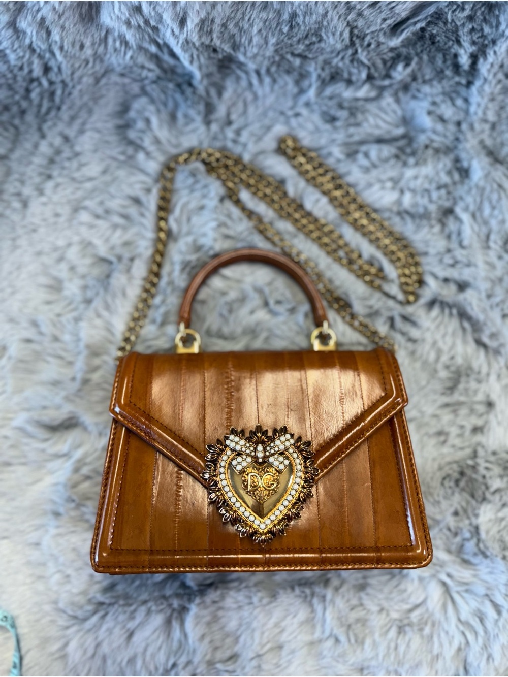 Dolce & Gabbana Small Devotion Top-Handle Bag